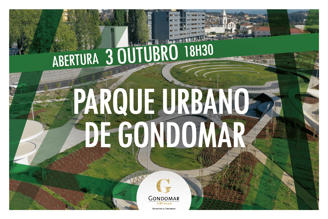 Parque Urbano de Gondomar inaugurado a 3 de outubro