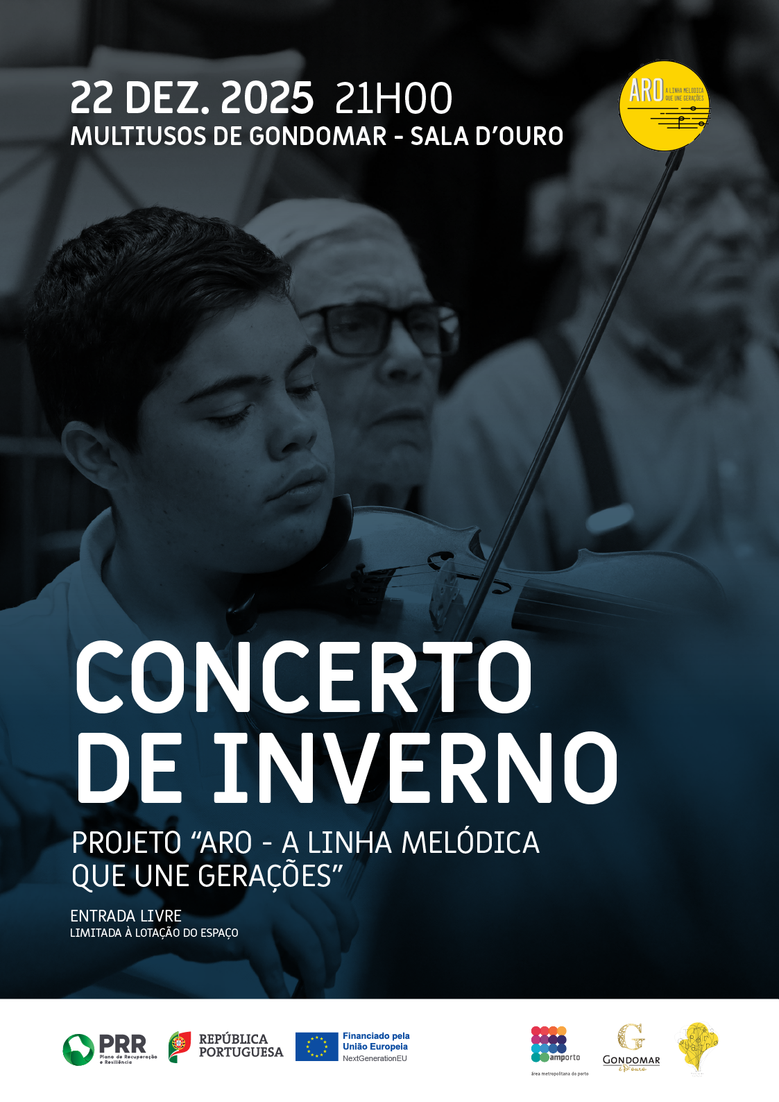Concerto de Inverno – Projeto “Aro – A linha melódica que une gerações”