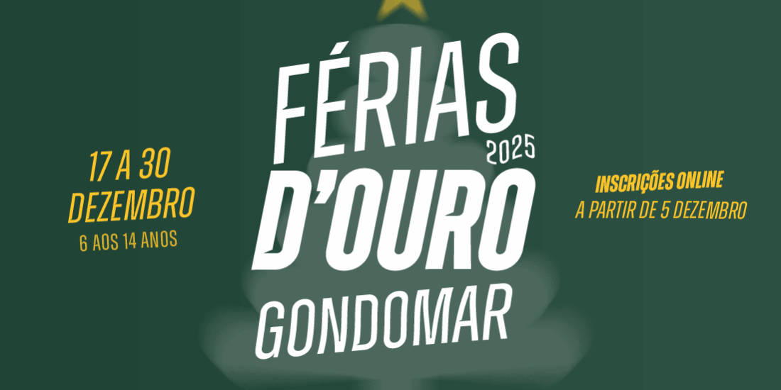 Férias D’Ouro de Natal: inscrições abrem sexta-feira